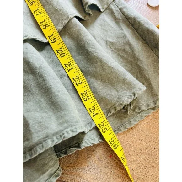 Sundance Linen Cotton Tiered Frilly Skirt Lagenlook Artsy - Picture 7 of 10